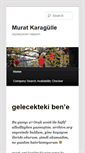 Mobile Screenshot of muratkaragulle.com